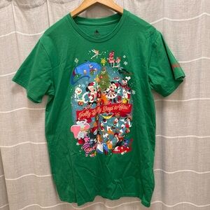Disney Green Logo Graphic Tee